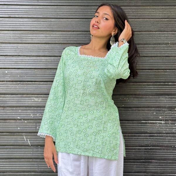 Mint Bloom Top - Image 2